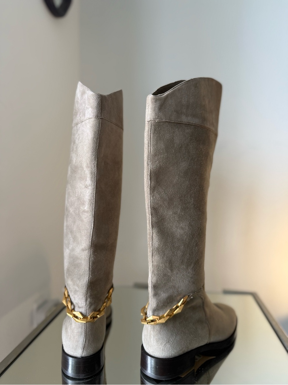 New JIMMY CHOO Nell suede knee-high boots 38 $1,695 - Picture 12 of 13